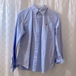 Ralph Lauren Blue Button Down Size M